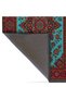 Mosso Burgundy Colored Traditional Themed Pattern Woven Base Modern Decorative Carpet Mosso258Burgundy - 6