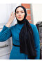 شال شيفون أصلي مسطح باللون الأسود - 2
