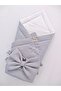 Gray 100% Cotton Baby Blanket 85X85 cm Newborn Swaddle Hospital Release Gift Play Mat - 5