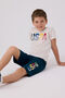 U.S. Polo Assn Boys Cream Bermuda Set - 3