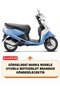 Hero Pleasure 110 Lock and Rear Bag Compatible Motorcycle Tarpaulin (Gray Color) with Connection Buckle - 2