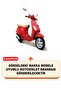 Vespa Lx 150 3V I.E Rear Bag and Security Lock Compatible Motorcycle Tarpaulin (Black Color) - 2