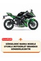 Kawasaki Ninja 650 Lock Compatible Motorcycle Tarpaulin (Grey Color) with Connection Buckle and Elastic - 2