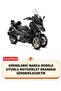 Kymco Cv3 Rear Bag and Security Lock Compatible Motorcycle Tarpaulin (Black Color) - 2