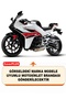 Hyosung Gd 250 R Rear Bag and Security Lock Compatible Motorcycle Tarpaulin (Black Color) - 2