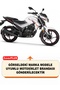 Rks Tnt 125 Pro Rear Bag and Security Lock Compatible Motorcycle Tarpaulin (Black Color) - 2
