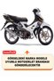 Modenas Gt135 Rear Bag and Safety Lock Compatible Motorcycle Tarpaulin (Black Color) - 2