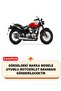 Triumph Bonneville Speed Rear Bag and Security Lock Compatible Motorcycle Canvas (Black Color) - 2