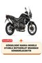 Triumph Tiger 800 Xr Rear Bag and Security Lock Compatible Motorcycle Tarpaulin (Black Color) - 2
