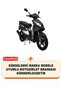 Mondial 125 Ardour Rear Bag and Security Lock Compatible Motorcycle Tarpaulin (Black Color) - 2