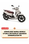 Motorcycle Tarpaulin Compatible with Peugeot Tweet 151 Rear Case and Security Lock (Black Color) - 2