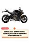 Ducati Streetfighter V4 S Rear Case and Security Lock Compatible Motorcycle Tarpaulin (Black Color) - 2