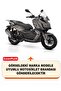 Qj Atr125 Rear Bag and Security Lock Compatible Motorcycle Tarpaulin (Black Color) - 2