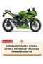 Kawasaki Ninja 250R Lock Compatible Motorcycle Tarpaulin (Grey Color) with Connection Buckle and Elastic - 2