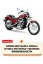 Motorcycle Tarpaulin Compatible with Honda Vt 600 Shadow Rear Bag and Security Lock (Black Color) - 2