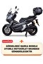 Falcon T-Rex 188 Lock Compatible Motorcycle Tarpaulin (Grey Color) with Connection Buckle and Elastic - 2