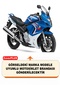 Suzuki Gsx 650 F Rear Bag and Security Lock Compatible Motorcycle Canvas (Black Color) - 2