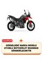 Triumph Tiger 850 Lock Compatible Motorcycle Tarpaulin (Grey Color) with Connection Buckle and Elastic - 2