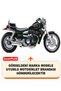 Kawasaki Zl 600 Rear Bag and Security Lock Compatible Motorcycle Tarpaulin (Black Color) - 2