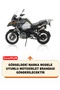 Bmw R 1200 Gs Lock and Rear Bag Compatible Motorcycle Tarpaulin (Grey Color) with Connection Buckle - 2
