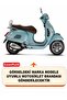 Vespa Gts 125 Abs Lock Compatible Motorcycle Cover (Grey Color) with Connection Buckle and Elastic - 2