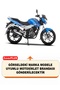 Bajaj Discover 150 F Rear Bag and Security Lock Compatible Motorcycle Tarpaulin (Black Color) - 2