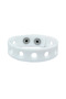 - Rubber Wristband - White