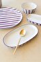 Joy Oval Service Set of 2 Purple 14X26X3 cm - 4