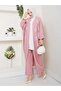 Floral Beaded Double Kimono Suit