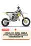 Husqvarna Tc 50 Mini Lock and Rear Bag Compatible Motorcycle Tarpaulin (Grey Color) with Connection Buckle - 2