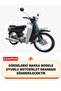 Peugeot Cobra 105 Lock Compatible Motorcycle Tarpaulin (Grey Color) with Connection Buckle and Elastic - 2