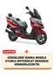 Kymco Grand Dink 250I Lock and Rear Bag Compatible Motorcycle Tarpaulin (Gray Color) with Connection Buckle - 2