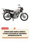 Mondial 150 Mg King Lock and Rear Bag Compatible Motorcycle Tarpaulin (Gray Color) with Connection Buckle - 2