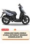 Kymco Agility City 200 I Lock and Rear Bag Compatible Motorcycle Tarpaulin (Grey Color) with Connection Buckle - 2