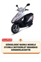 Kuba Raden 125 Lock Compatible Motorcycle Tarpaulin (Gray Color) with Connection Buckle and Elastic Band - 2