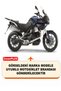 Moto Guzzi Stelvio 1200 4V Lock and Rear Bag Compatible Motorcycle Tarpaulin (Grey Color) with Connection Buckle - 2