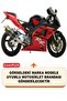Honda Cbr 900 Rr Lock Compatible Motorcycle Tarpaulin (Grey Color) with Connection Buckle and Elastic - 2