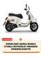 Vespa Gts 125 Supertech Lock and Rear Bag Compatible Motorcycle Tarpaulin (Grey Color) with Connection Buckle - 2