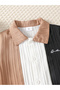 Boys Color Block Textured Shirt and Shorts Set - 2