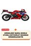 Honda Cbr 600 Rr Lock Compatible Motorcycle Tarpaulin (Grey Color) with Connection Buckle and Elastic - 2