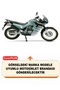 Motorcycle Tarpaulin Compatible with Honda XL 600 Transalp Rear Case and Security Lock (Black Color) - 2
