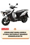 Kymco Agility Carry 50I 4t Rear Bag and Security Lock Compatible Motorcycle Tarpaulin (Black Color) - 2