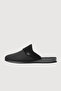 Men's Black House Slippers Groom's Gift Vr.Gc.03.T25.Y09 - 2