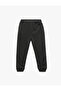 Elastic Waist Raster Basic Jogger Sweatpants - 2