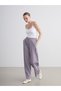 Shining Store's Glittering Choices Textured Wide-Leg Women's Pants with Waistband