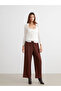 Esvab • Modern & Distinctive Women's Textured Pants with Waist Cord