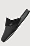Men's Black House Slippers Groom's Gift Vr.Gc.03.T25.Y09