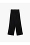 Aerobin Fabric Wide Leg Trousers with Asymmetric Cap Detail - 2