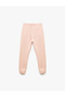 Raised Stone Detailed Printed Jogger Sweatpants with Elastic Waist - 2