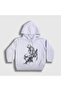 Unisex Kids White Hill Iron Giant Hooded Sweatshirt 566650Tt